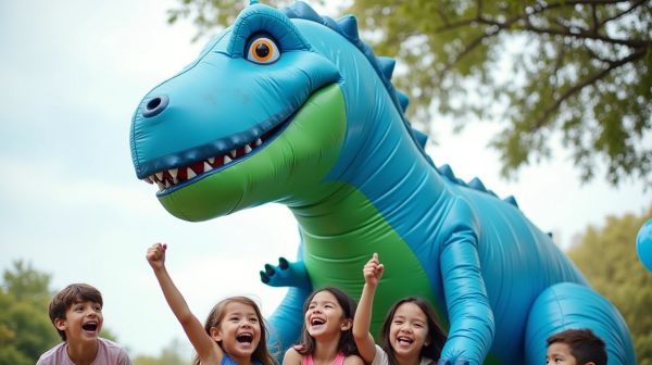 Bringen Sie jede Party zum Lachen mit dem aufblasbaren T-Rex-Kostüm